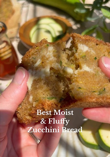Moist and Fluffy Zucchini Bread Recipe