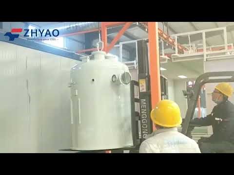 Big tank powdr coating line | Zhyao Technology Company