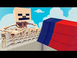 200x MINECRAFT SKELETON + 1x GIANT vs EVERY GOD - Totally Accurate Battle Simulator TABS