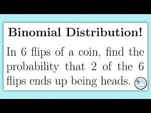 Flips of a fair coin: Binomial Distribution #1 || High School Math