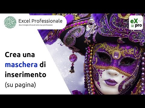 Crea una maschera di inserimento