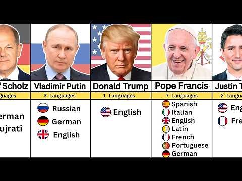 195 Countries' State Leaders: How Many Languages They Can Speak?