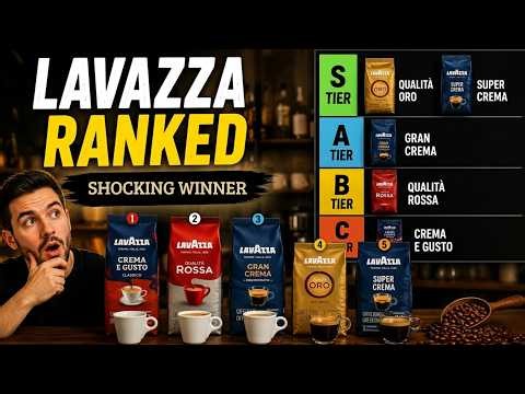 Every Popular Lavazza Coffee Tested | Final Tier List