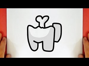 How to Draw among Us Dead Body | Como Dibujar El Cadaver De Among Us Paso a Paso