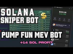 Solana Sniper Bot Launch Scanner | Pump Fun Real-Time Signal Flow 2025