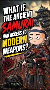 Ancient Samurai with modern weapons?😲 #shorts #samurai