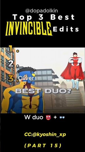 Ranking the Best Invincible Edits PART 15