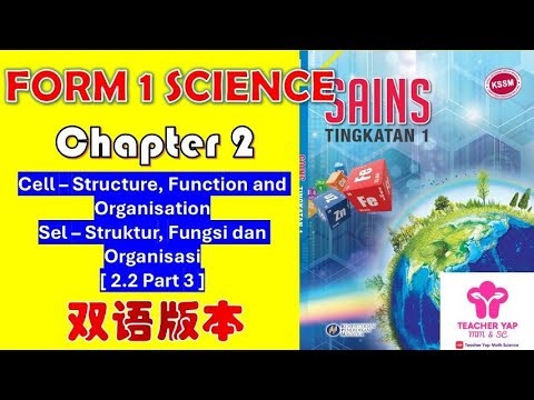 Form 1 Science Chapter 2 | Cell as the Basic Unit of Life 中文讲解 | KSSM Exam Tips【Part 2.2】PART 3