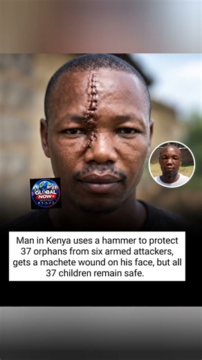 Kenyan hero saves thirty-seven orphans using a hammer courageously. ​#Kenya #Hero #Brave