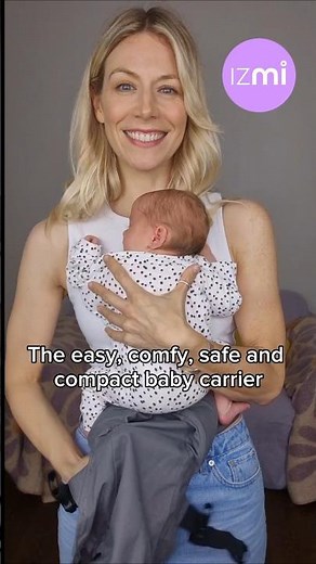 The best baby carrier for newborns? You need an Izmi Baby Carrier. Get yours at Izmibaby.com 💜
