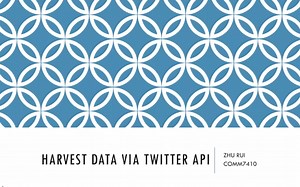 Twitter数据获取与分析（R Python）