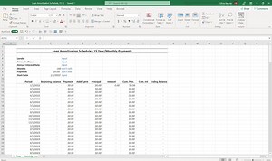 Loan Amortization Schedule - Loan Tracker - Mortgage Table - Personal Loan Tracker - Amortization Schedule for Business - Etsy UK