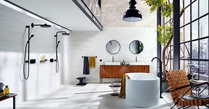 AXOR one: barber osgerby imagines three 'compact luxury' bathrooms