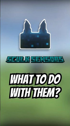 What Can You Do With Sculk Sensors? #minecraft #redstone #tutorial