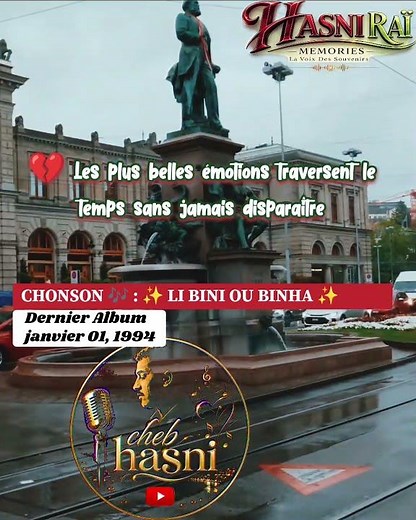 🎶🎧 Cheb Hasni『Li Bini Ou Binha』💔 | Mélodie Inoubliable #chebhasni
