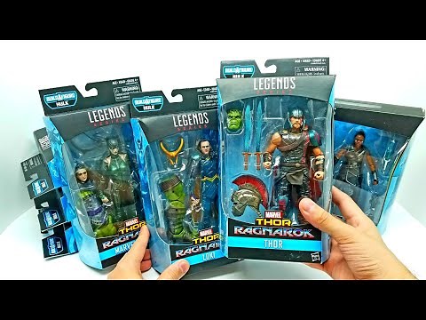 THOR RAGNAROK Complete Set! Marvel Legends Hulk Build a figure