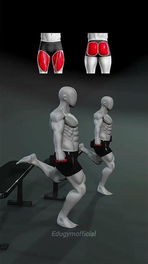 The Best Leg Exercise for Quads & Glutes 🔥 #Shorts