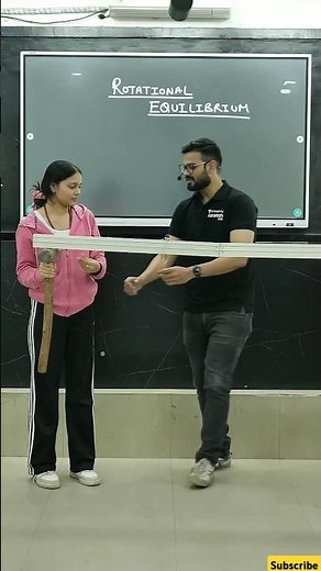 "Can You Balance This? The Science Behind Rotational Equilibrium!" #experiment #physics #shorts