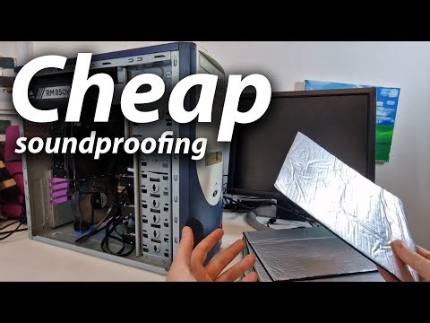 File server update - CHEAP soundproofing to reduce low-hum and sound of hard drives vibrating