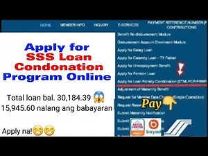 How to apply SSS loan condonation program online - complete guide