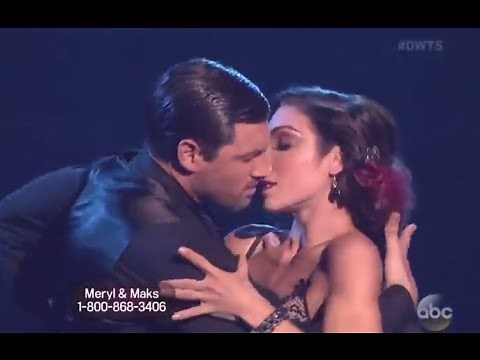THE BEST DWTS 18 WEEK 6 "Feel So Close" by Calvin Harris : Meryl Davis and Maks - Tango (HD)