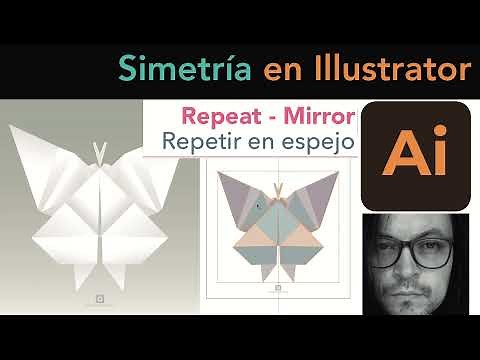 Dibujar simetría en Illustrator - Repetir en espejo