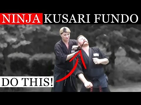 HOW THE NINJA USED A CHAIN FOR SELF DEFENSE 🥷🏻 Ninjutsu Kusari Fundo Techniques