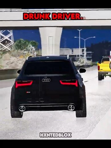 Terrifying Audi Roblox Car Crash💀💔