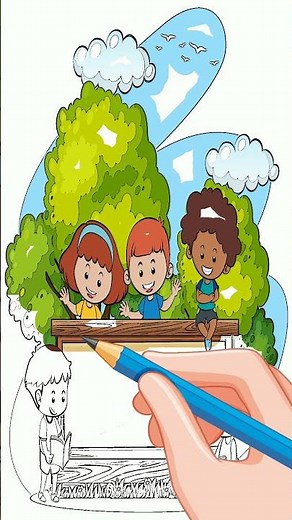 How to Draw Kids! 🖼️ Easy Outdoor & Learning Art for Children