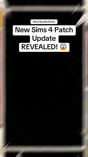 11K views · 780 reactions | New Sims 4 Patch Update REVEALED!  #thesims4 #thesims #sims4 | Pixelade | Facebook