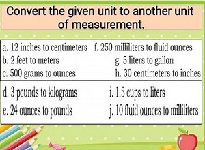 Convert the given unit to another unit of measurement.\begin{t... | Filo