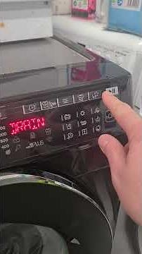 How To Select Drum Clean / Tub Clean on Hoover H-Wash #laundry #howto #washingmachine #hoover