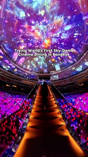Experience Fine Dining at Bangkok's Sky-Dome Cinema