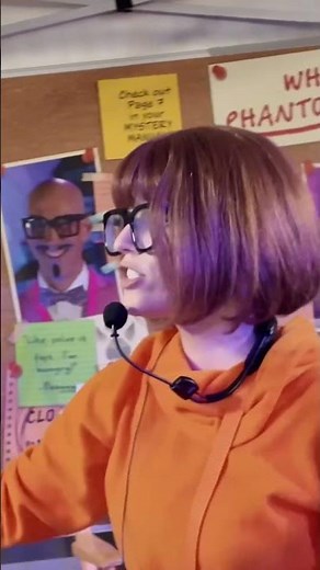 Velma from Scooby doo helps you solve mystery at Fan Fest Nights