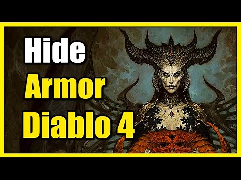 How to HIDE Armor & Modify Weapon in Diablo 4 (Fast Method)