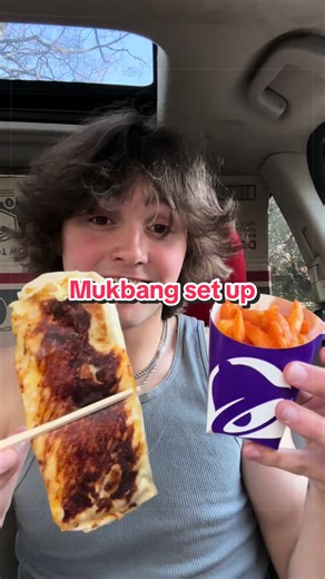 Come set up my @tacobell mukbang with me today 😎 #tacobell #mukbang #foodtiktok #Foodie #fypシ゚