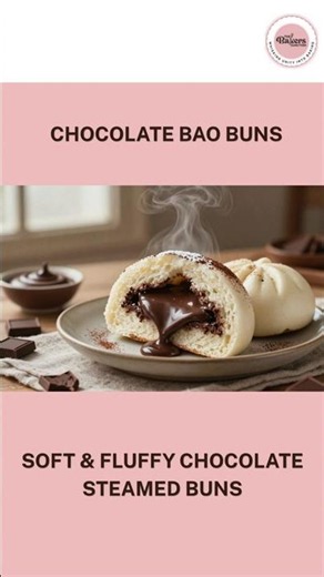 Chocolate Bao Buns That Actually Stay Fluffy #baobuns #cooking #hack