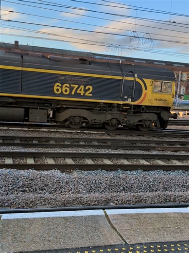 GBRF Class 66 Train Passing Doncaster