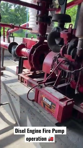 Fire Disel Engine Fire Pump operation /Fire Pump/ Fire main Pump/ Fire Fighting Pump/ Amol Bahir FE