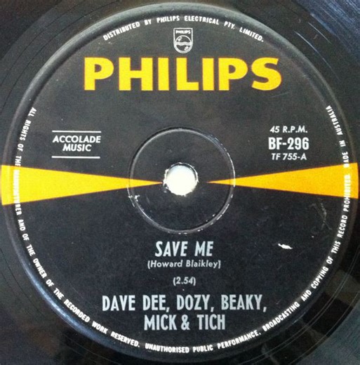 Dave Dee, Dozy, Beaky, Mick & Tich - Save Me / Shame