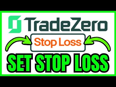 How To SET STOP LOSS On TradeZero (QUICK & EASY) 2025