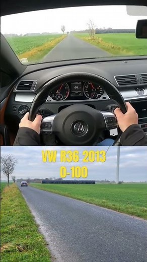 0-100 KM/H ACCELERATION IN R36 VW PASSAT CC VR6 3.6 #shorts #youtubeshorts #foryou