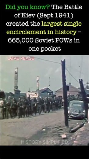 Kiev Pocket: Biggest Encirclement Ever || WW2 #shorts