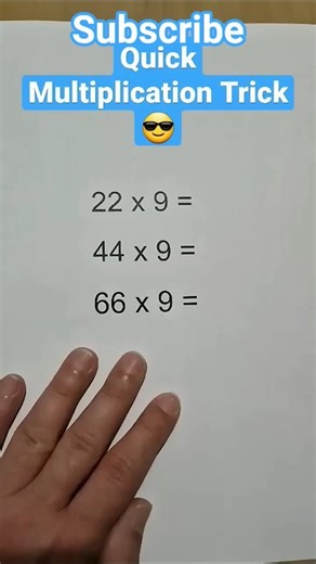 Multiplication Tricks To Make Mathematics Fun and Easy#math #multiplication