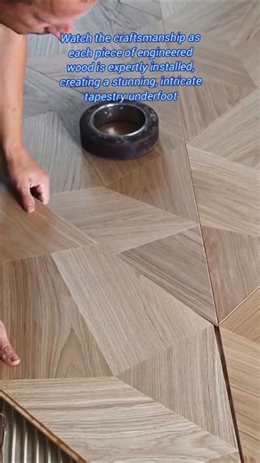 ​The Art of Parquet: Frammenti Diamond Pattern Installation