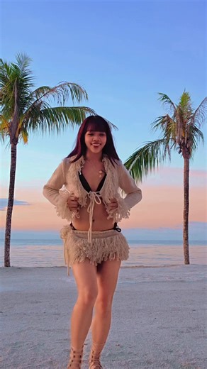 Dancing at LIME Resort Bohol to Indian Melodies