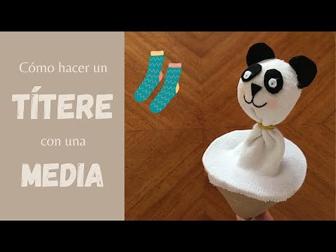 Cómo hacer un títere sorpresa con una media.