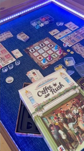 This is what the table looked like after playing Coffee Rush ☕🌪️ #shorts