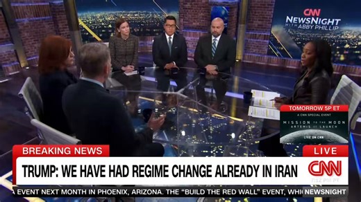 Scott Jennings: “But you would admit Iran is in a much weaker position today. I mean, we've bombed 13,000 military targets.” CNN’s Abby Phillip: “No question.” Scott Jennings: “And we've taken away last night… the underground missile stores in Isfahan. I mean, we control the skies. We're refueling B-52s over their airspace. They're in a much weaker position. So, when it comes to talking whether they're reasonable or accessible, or whatever, I know this, they got really nothing to shoot back with