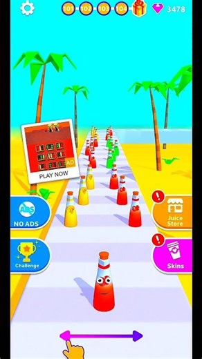 💀 PAINFUL JUICE RUN FAIL You WON’T Forget 😱 #shortsfeed #shorts #viral #games